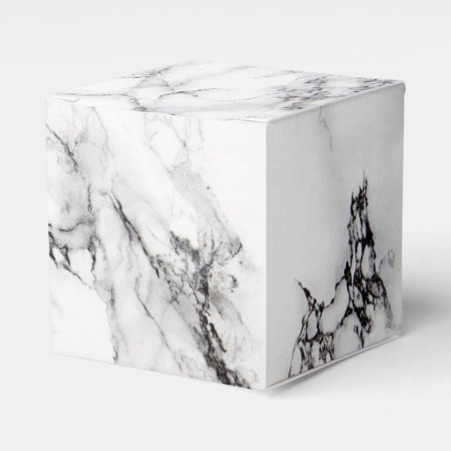 Carrara Marble Favour Box (Front Side)