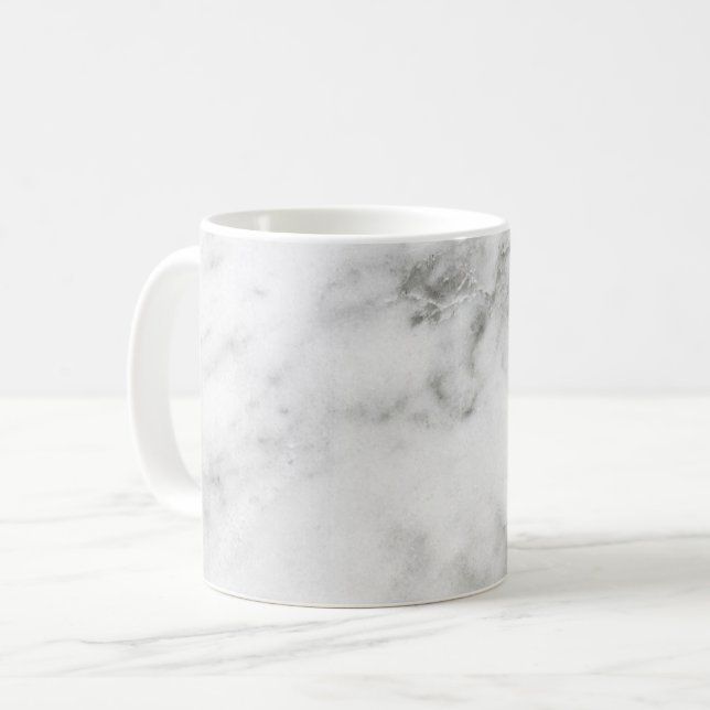 Carrara Marble Mug (Front Left)