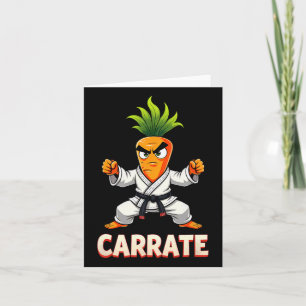 Carrate Karate Carrot Mma Students Trainer 1  Card