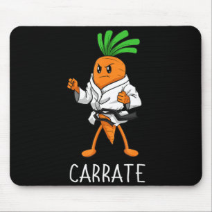 Carrate Karate Carrot Student Teacher Trainee Mouse Mat