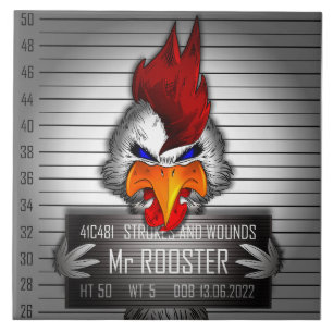 Carreau Mr. Rooster Tile