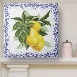 Carreaux en céramique avec des citrons tile<br><div class="desc">Carreaux en céramique avec des citrons

Ceramic tile with lemons,  Italian lemon decor,  Italian ceramic tile,  country French lemons tile,  toile ceramic tile,  lemon kitchen decor, </div>