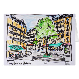 Carrefour de l'Odeon, Paris, France