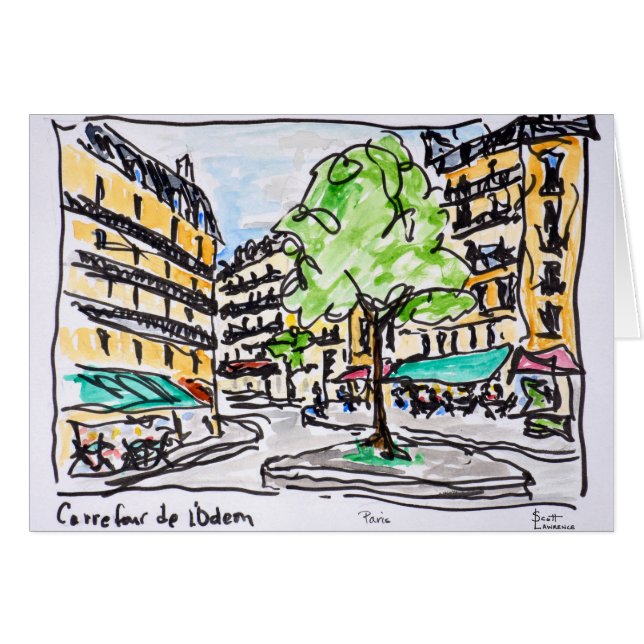 Carrefour de l'Odeon, Paris, France (Front Horizontal)