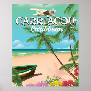 Carriacou travel poster