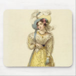 Carriage Costume, fashion plate from Ackermann's R Mouse Mat<br><div class="desc">Image:100988 Carriage Costume, fashion plate from Ackermann's Repository of Arts, c.1827 (engraving). English School, (19th century). Private Collection, The Stapleton Collection. Art, Fine Art.</div>