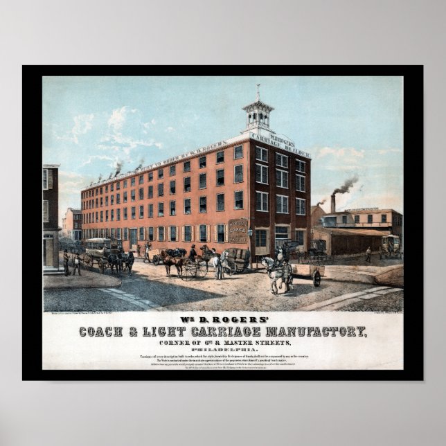 Carriage Factory Philadelphia PA Print (Front)