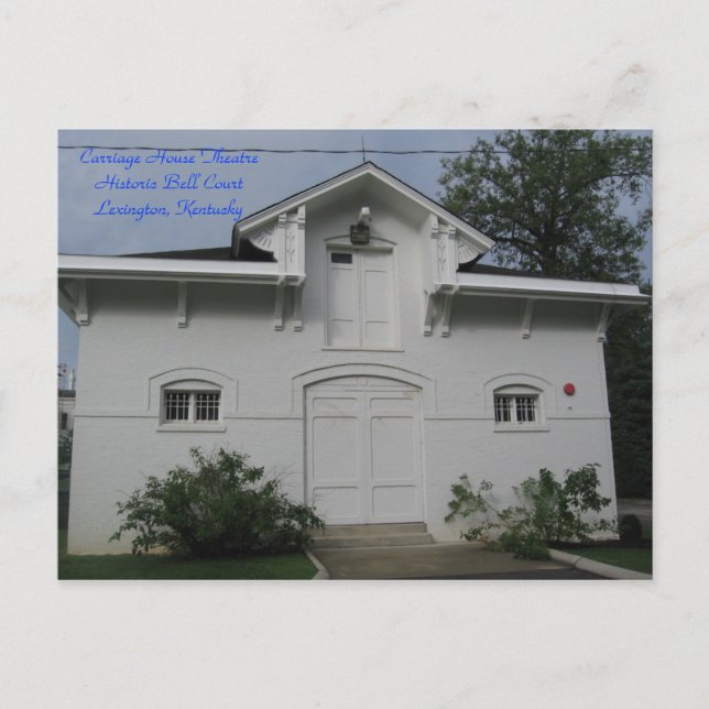 Carriage House Theatre home of Studio Playes Postcard (Front)