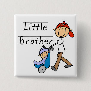 Carriage Little Brother Tshirts and Gifts 15 Cm Square Badge