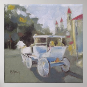 Carriage Ride Sightseeing Poster
