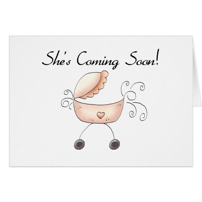 Carriage She's Coming Soon (Front Horizontal)