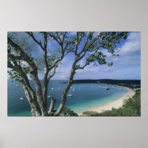 Carribean, Anguilla Island, Road Bay Harbour. Poster