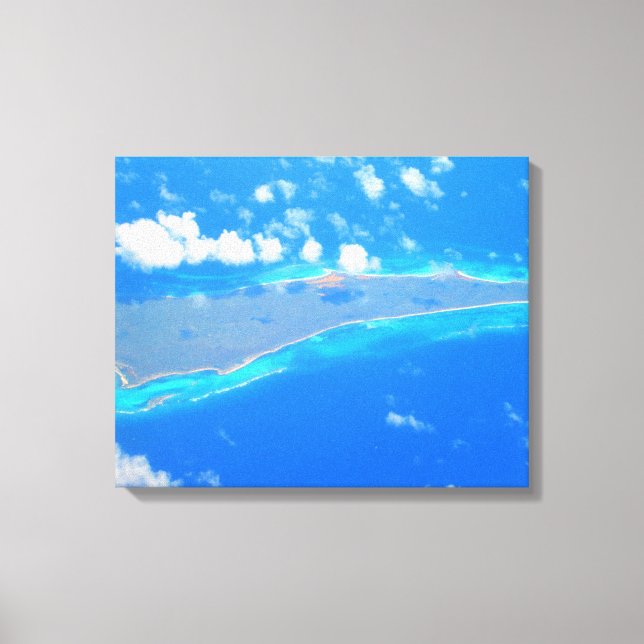 CARRIBEAN SEA #1 ON CANVAS     20 "x 16" (Front)