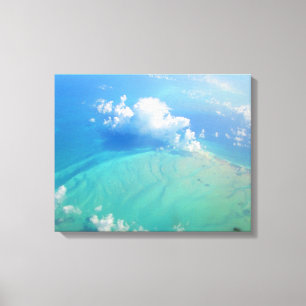 CARRIBEAN SEA #2 ON CANVAS 20 "x 16" Print