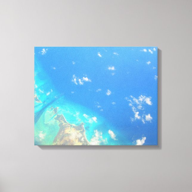 CARRIBEAN SEA #3 ON CANVAS     20 "x 16" (Front)