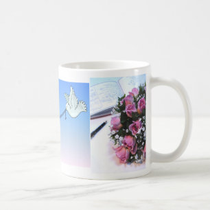 Carrier Doves & Wedding Symbols Favour Mug (1)