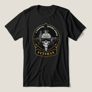 Carrier Operations Veteran Maritime Emblem Tri-Blend Shirt