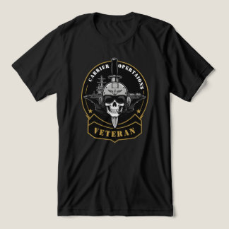 Carrier Operations Veteran Maritime Emblem Tri-Blend Shirt