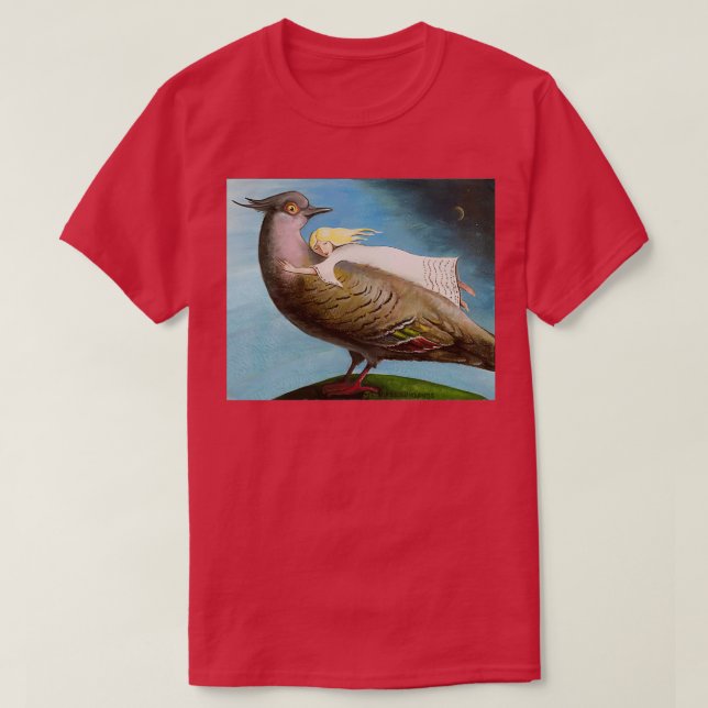 Carrier Pigeon 3 T-Shirt (Design Front)