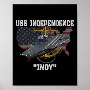 Carrier Uss Independence Cv-62 Cva-62 Veterans Day Poster