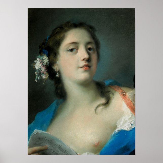 Carriera - Singer Faustina Bordoni With Musical S… Poster (Front)