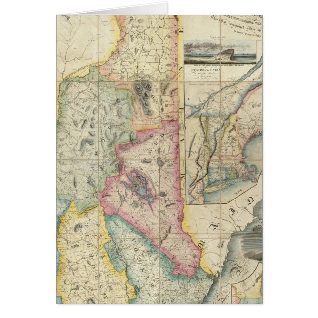 Carrigain Map of New Hampshire (Front)