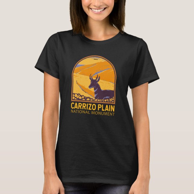 Carrizo Plain National Monument California Vintage T-Shirt (Front)