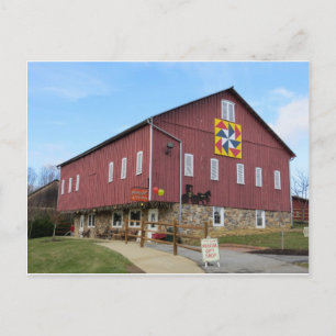 Carroll County Farm Museum Gift Shop Barn Postcard