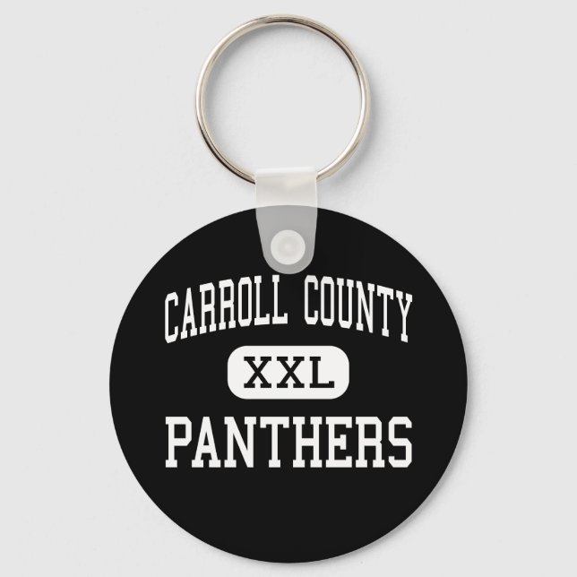 Carroll County - Panthers - High - Carrollton Key Ring (Front)
