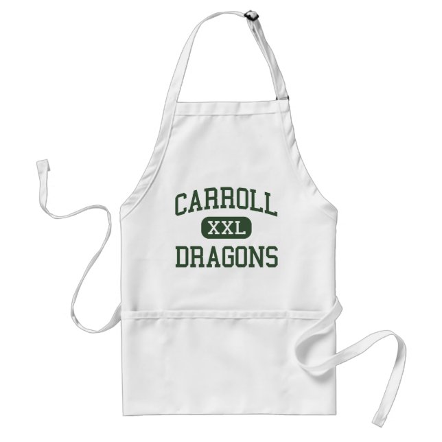 Carroll - DRAGONS - Senior - Southlake Texas Standard Apron (Front)