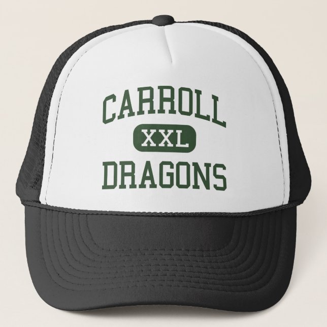 Carroll - DRAGONS - Senior - Southlake Texas Trucker Hat (Front)
