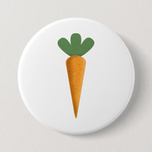 Carrot 7.5 Cm Round Badge