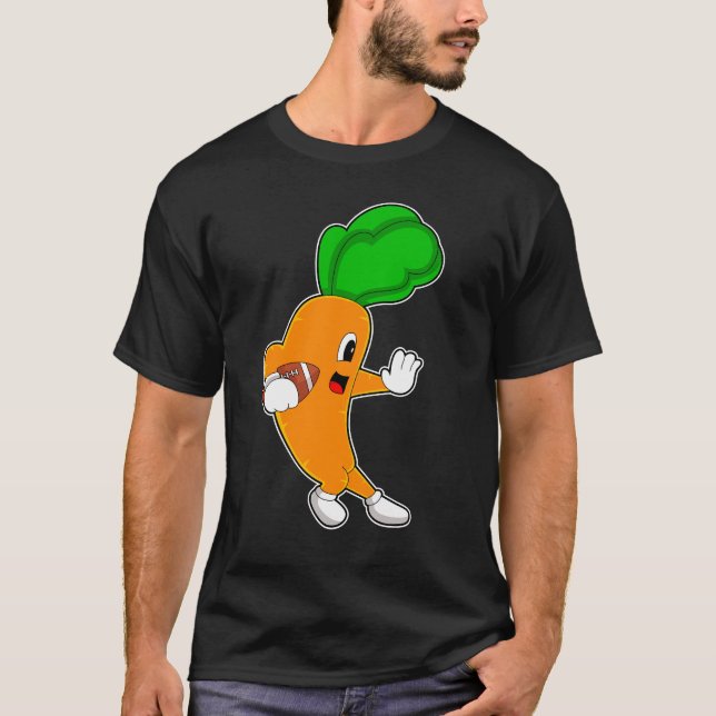 Carrot American Football T-Shirt (Front)