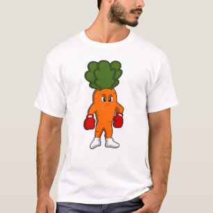 Carrot as Boxer with Boxing gloves T-Shirt