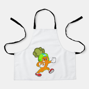 Carrot at Football Sports Apron