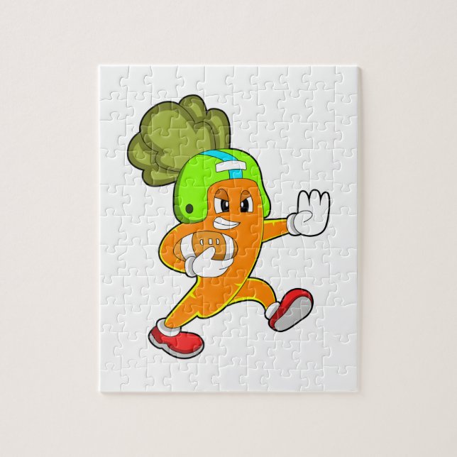Carrot at Football Sports Jigsaw Puzzle (Vertical)