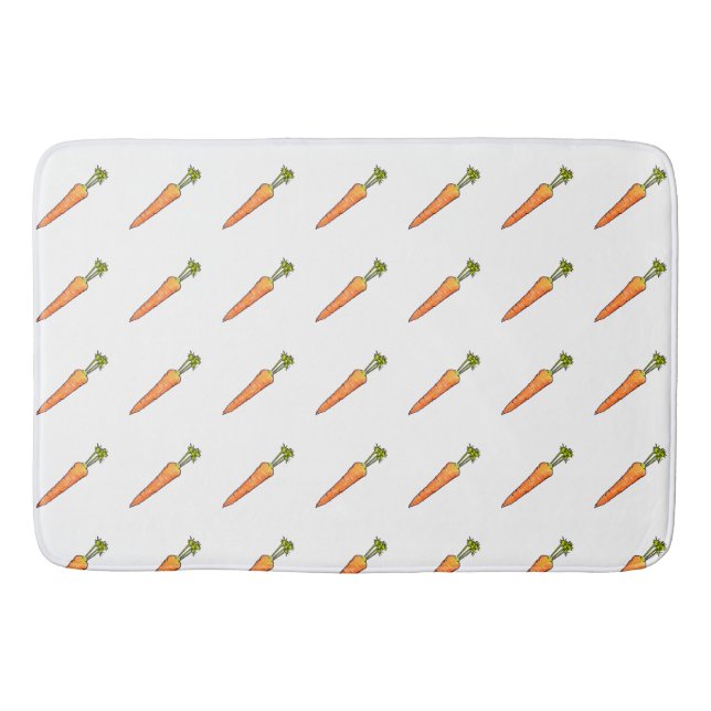 Carrot Bath Mat (Front)