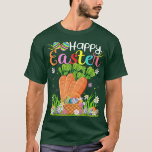 Carrot Bunny Egg Hunting Funny Carrot Happy Easter T-Shirt