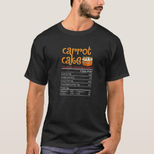 Carrot Cake Recipe Cupcakes Pie Gluten Free Vegan T-Shirt