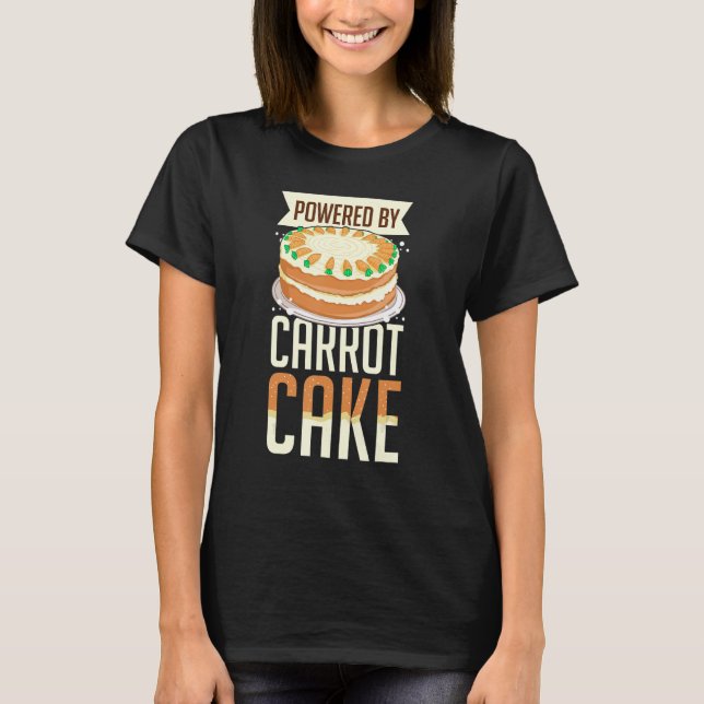 Carrot Cake Recipe Cupcakes Pie Gluten Free Vegan T-Shirt (Front)
