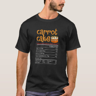 Carrot Cake Recipe Cupcakes Pie Gluten Free Vegan  T-Shirt