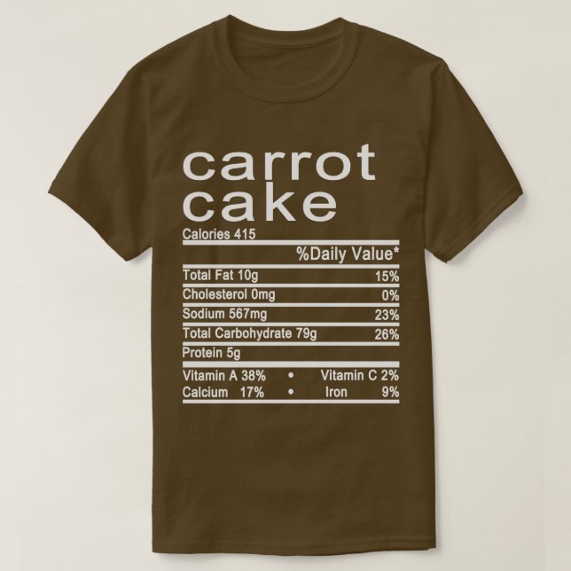 carrot cake T-Shirt (Design Front)