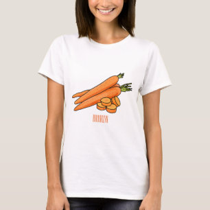 Carrot cartoon illustration T-Shirt