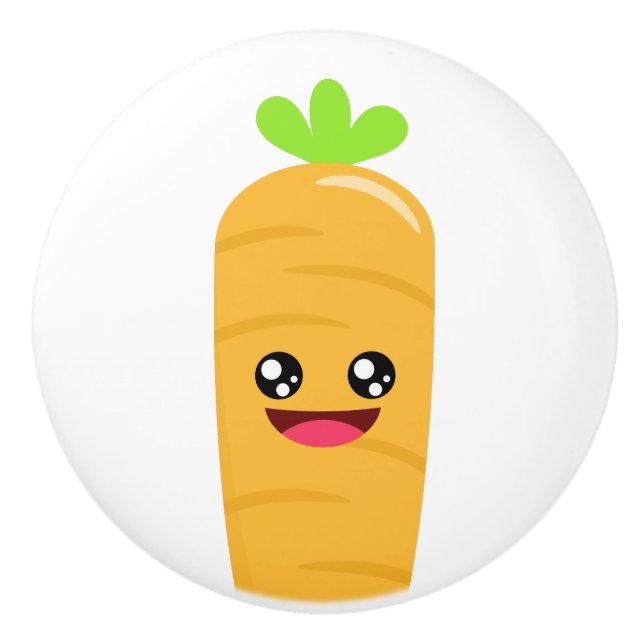 Carrot Ceramic Knob (Front)