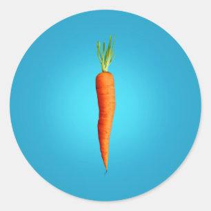 Carrot Classic Round Sticker
