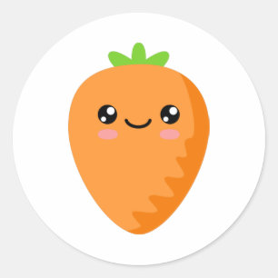 Carrot Classic Round Sticker