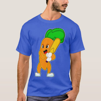 Carrot Cricket Cricket Bat T-Shirt