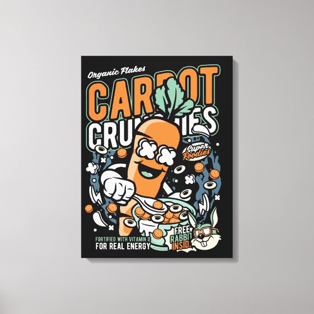 Carrot Crunchies  Canvas Print (Front)