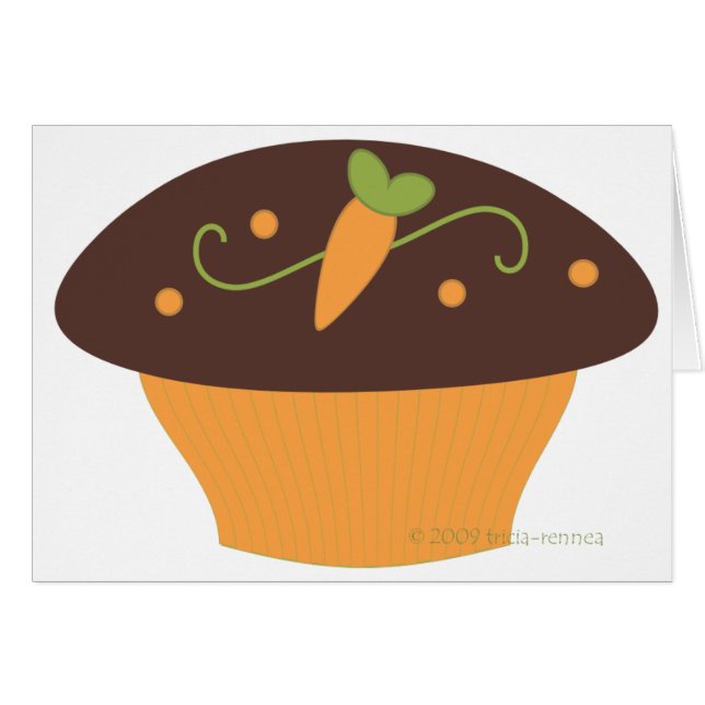 Carrot Cupcake (Front Horizontal)