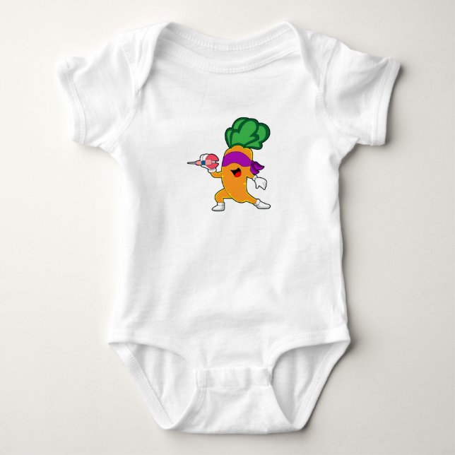 Carrot Darts Dart Baby Bodysuit (Front)